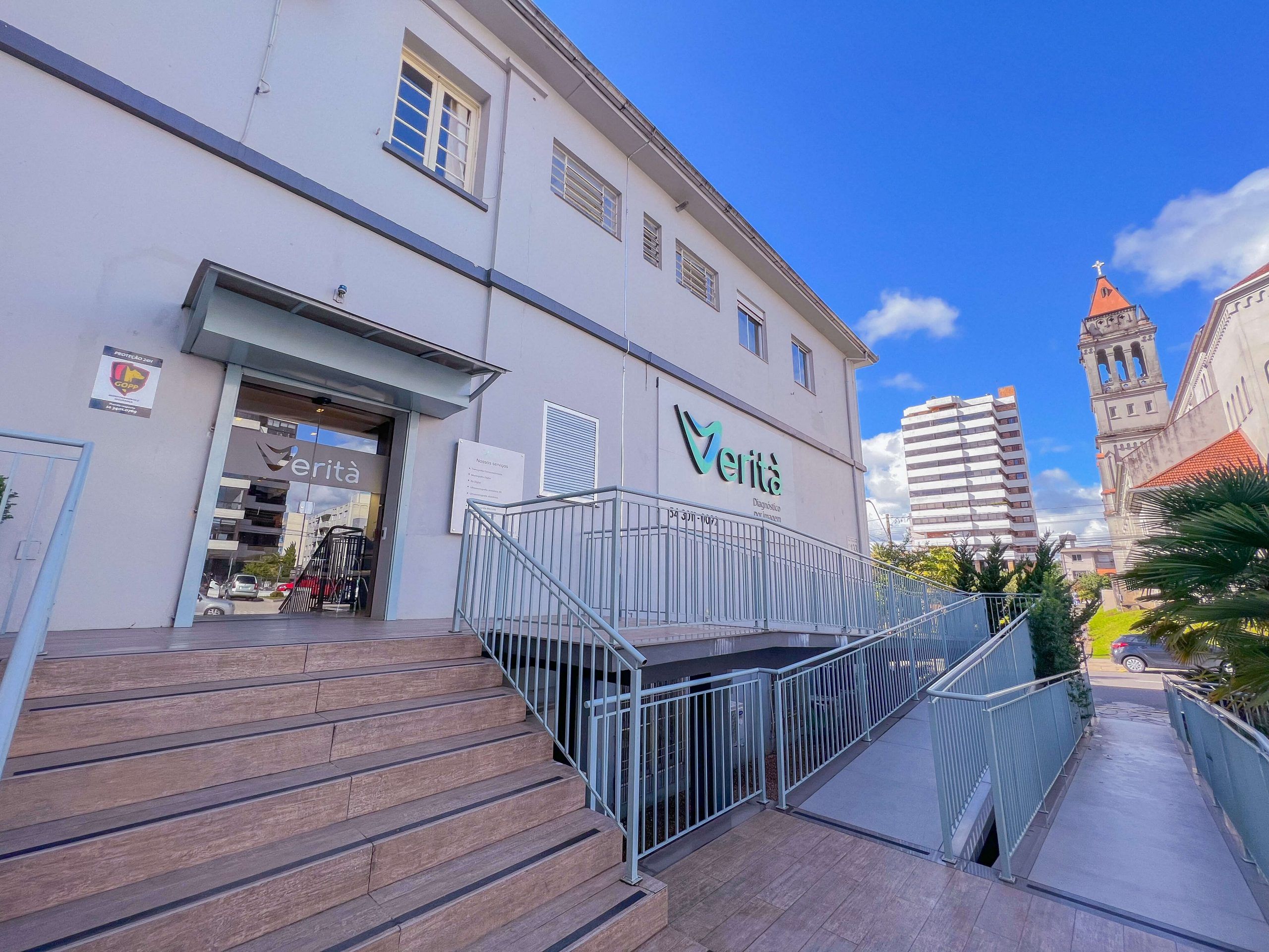 Entrada da clinica em Farroupilha