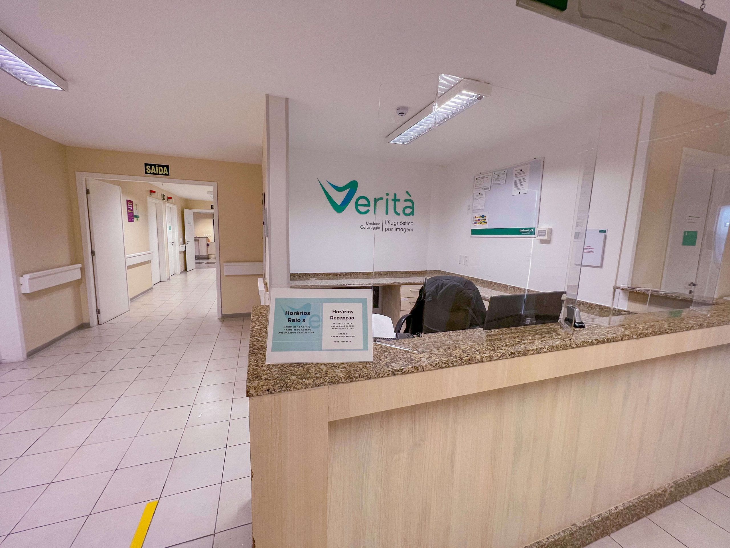 Recepção da clinica em Farroupilha